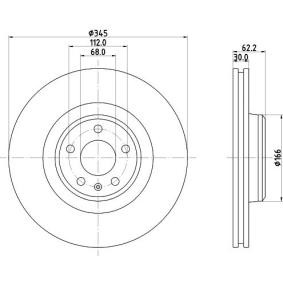 Bremsscheibe für AUDI von MINTEX