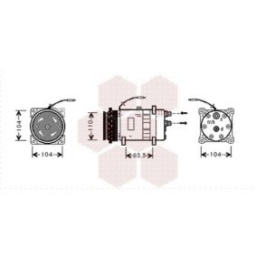 Acquista Compressore aria condizionata da VAN WEZEL 1700K064 a buon mercato per soli 766,16 €