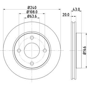 Bremsscheibe von MINTEX