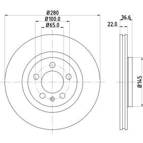 Bremsscheibe MDC978C von MINTEX günstig für 48,02 € online kaufen