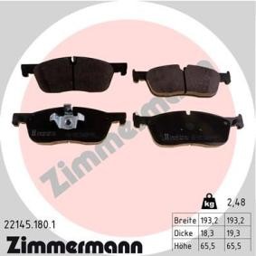 Bremsbeläge 22145.180.1 von ZIMMERMANN günstig für 74,65 € online kaufen