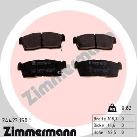 Achetez des Plaquettes de frein ZIMMERMANN 24423.150.1 à prix pour 47,47 €
