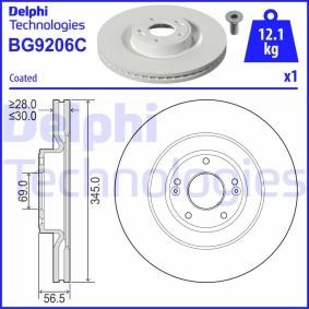 Bremsscheibe BG9206C