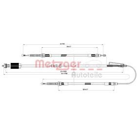Handbremsseil von METZGER günstig für 82,93 €