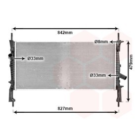 Acquista Radiatore da VAN WEZEL online per Transit Mk6 Furgonato (V347, V348, FA) a prezzi moderati