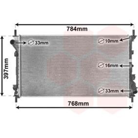 Achetez des Radiateur de chez VAN WEZEL en ligne pour Transit Connect Mk1 Van (P65, P70, P80) à prix modérés
