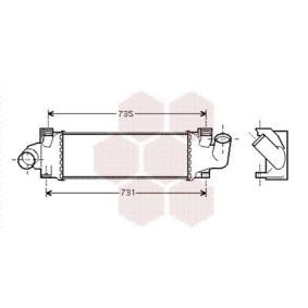 Köp Intercooler av VAN WEZEL 18004366 till det låga priset 970,14 kr