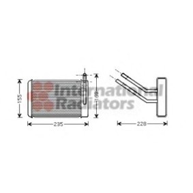 Comprar Radiador de calefacción de VAN WEZEL 18006360 a bajo precio de 245,32 €