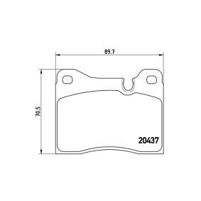 Bremsbeläge für LAMBORGHINI von MAGNETI MARELLI