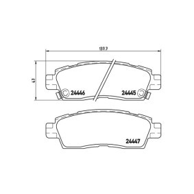 Acquista Kit pastiglie freni da MAGNETI MARELLI 363700410010 a buon mercato per soli 101,49 €