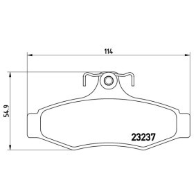Köp Bromsbelägg av MAGNETI MARELLI 363700415005 till det låga priset 579,59 kr