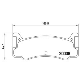 Bremsbeläge für MAZDA von MAGNETI MARELLI