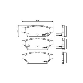 Köp Bromsbelägg av MAGNETI MARELLI 363700454016 till det låga priset 553,13 kr