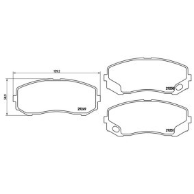 Bremsbeläge für ASTON MARTIN von MAGNETI MARELLI