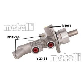 Achetez des Maître-cylindre de frein METELLI 05-1119 à prix pour 103,35 €