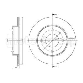 Comprar Disco de freno de METELLI 23-0768C a bajo precio de 30,40 €