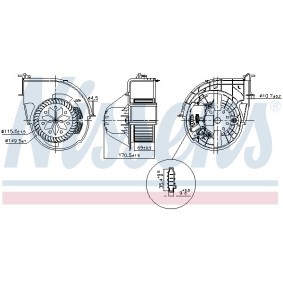 Acquista Ventilatore abitacolo da NISSENS 87416 a buon mercato per soli 135,26 €