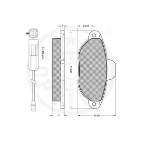 Achetez des Vérin de coffre OPTIMAL AG-40319 à prix pour 64,36 €