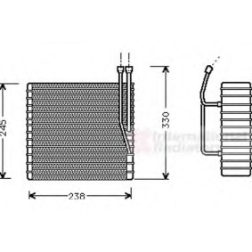 Verdampfer, Klimaanlage 2100V012