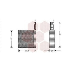 Verdampfer, Klimaanlage 2100V031