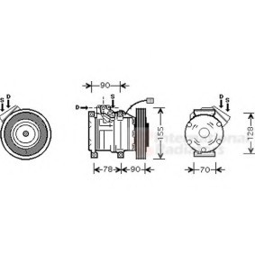 Acquista Compressore aria condizionata da VAN WEZEL 2500K167 a buon mercato per soli 660,27 €