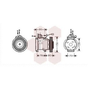 Acquista Compressore aria condizionata da VAN WEZEL 2500K181 a buon mercato per soli 513,05 €