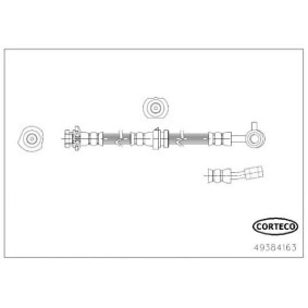 Comprar Latiguillo de freno de CORTECO 49384163 a bajo precio de 72,71 €