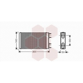 Acquista Scambiatore calore per riscaldamento abitacolo da VAN WEZEL 26006019 a buon mercato per soli 25,12 €
