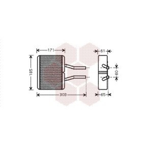Comprar Radiador de calefacción de VAN WEZEL 27006193 a bajo precio de 271,05 €