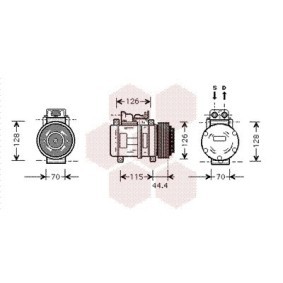 Acquista Compressore aria condizionata da VAN WEZEL 3000K116 a buon mercato per soli 859,61 €