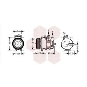 Acquista Compressore aria condizionata da VAN WEZEL 3000K433 a buon mercato per soli 646,86 €