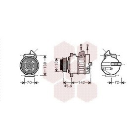 Acquista Compressore aria condizionata da VAN WEZEL 3000K438 a buon mercato per soli 410,34 €
