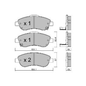 Acquista Kit pastiglie freni da AISIN BPHO-1005 a buon mercato per soli 41,32 €