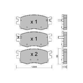 Acquista Kit pastiglie freni da AISIN BPHY-1004 a buon mercato per soli 40,29 €