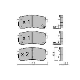 Acquista Kit pastiglie freni da AISIN BPHY-2007 a buon mercato per soli 47,83 €