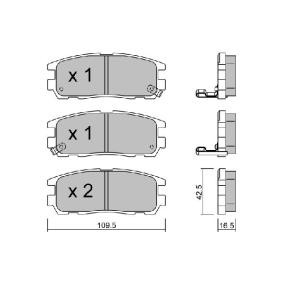 Acquista Kit pastiglie freni da AISIN BPOP-2900 a buon mercato per soli 32,54 €
