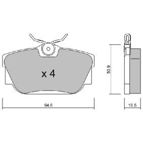 Acquista Kit pastiglie freni da AISIN BPPE-1017 a buon mercato per soli 49,89 €