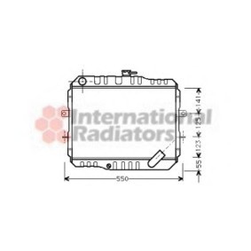 Achetez des Radiateur de chez VAN WEZEL en ligne pour L 300 / Delica II Van (L03_P) à prix modérés