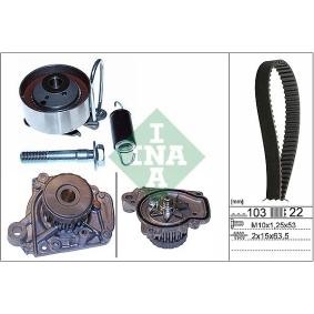 Achetez des Kit de distribution + pompe à eau INA 530 0505 31 à prix pour 142,10 €