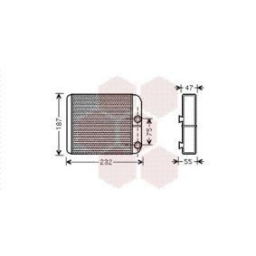 Acquista Scambiatore calore per riscaldamento abitacolo da VAN WEZEL 32006186 a buon mercato per soli 53,34 €