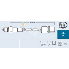 Achetez des Sonde lambda FAE 75123 à prix pour 145,77 €