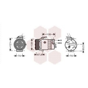 Acquista Compressore aria condizionata da VAN WEZEL 3700K139 a buon mercato per soli 292,06 €