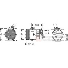 Acquista Compressore aria condizionata da VAN WEZEL 3700K319 a buon mercato per soli 435,30 €