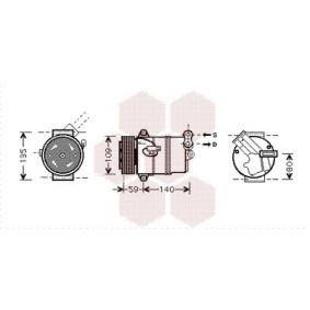 Acquista Compressore aria condizionata da VAN WEZEL 3700K446 a buon mercato per soli 566,67 €