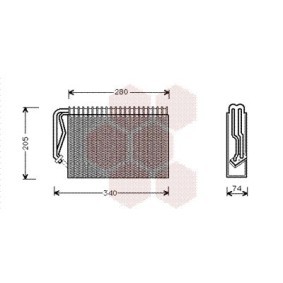 Verdampfer, Klimaanlage 3700V289