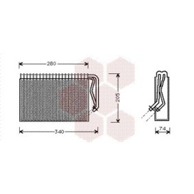 Verdampfer, Klimaanlage 3700V311