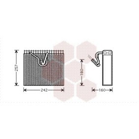 Verdampfer, Klimaanlage 3700V328