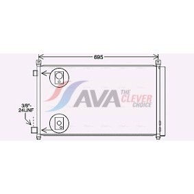 Kjøp AC-kompressor av AVA COOLING SYSTEMS DAK015 til den lave prisen 7607,30 NOK