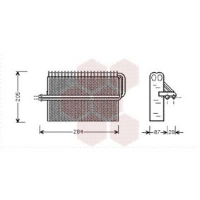 Verdampfer, Klimaanlage 3700V344