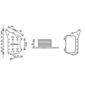 RENAULT Ölkühler von AVA COOLING SYSTEMS